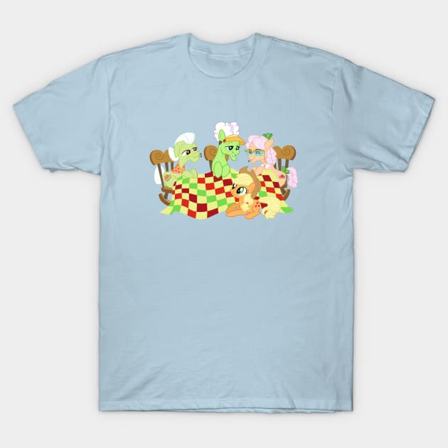 Apple Ladies T-Shirt by CloudyGlow